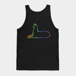 Funny giraffe colorful tshirt Tank Top